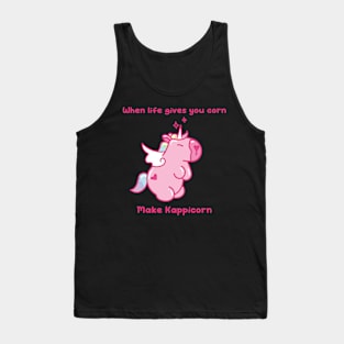 When life gives you corn, make Kappicorn - Khat&Kappibara Tank Top